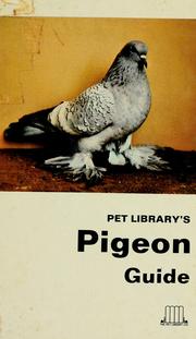 Cover of: Pet Library's pigeon guide