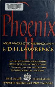 Cover of: Phoenix II | D. H. Lawrence