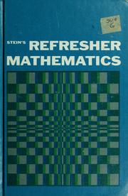 Cover of: Refresher mathematics with practical applications