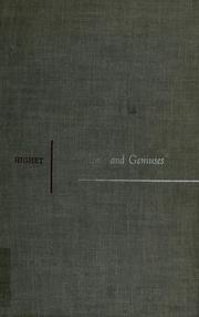 Cover of: Talents and geniuses by Gilbert Highet