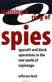 Cover of: Running a ring of spies | Jefferson Mack