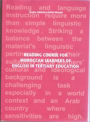 Cover of: Reading Course for Moroccan Learners of English in Tertiary Education