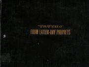 Cover of: "Truths" from Latter-day prophets