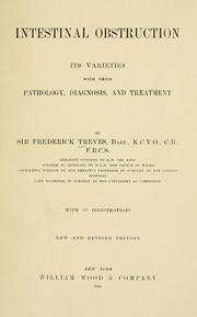 Cover of: Intestinal obstruction by Frederick Treves