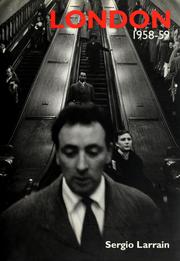 Cover of: London 1958-59 by Sergio Larraın