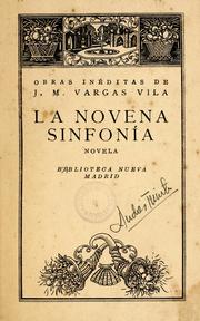 Cover of: La novena sinfonía by José María Vargas Vila