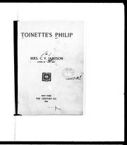 Cover of: Toinette's Philip