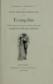 Cover of: Evangeline by Henry Wadsworth Longfellow