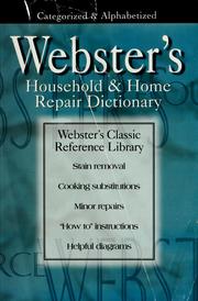 Cover of: Household & home repair dictionary