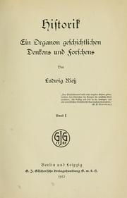 Cover of: Historik: ein Organon geschichtlichen Denkens und Forschens