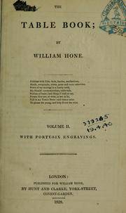 Cover of: The table book