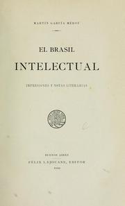 Cover of: El Brasil intelectual: impresiones y notas literarias