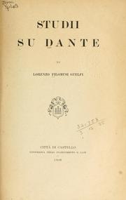 Cover of: Studii su Dante