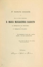 Cover of: A marqueza d'Alorna by Avila e de Bolama, Antonio José de Avila, 2. Marques de