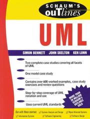 Cover of: Schaum's outline of UML by Simon Bennett, Simon Bennett