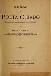 Obras do poeta Chiado by Antonio Ribeiro Chiado