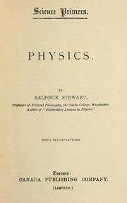 Cover of Physics by Balfour Stewart