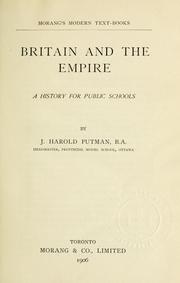 Cover of: Britain and the Empire: a history for public schools