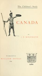 Cover of: Canada by Jean N. McIlwraith