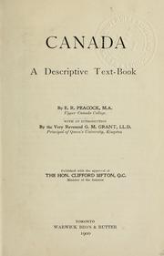 Cover of: Canada: a descriptive text-book