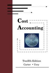 Cover of: Cost Accounting, Swc Accounting
