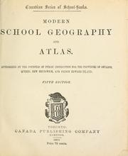 Cover of: Modern school geography and atlas