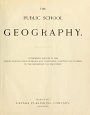 Cover of: The public school geography