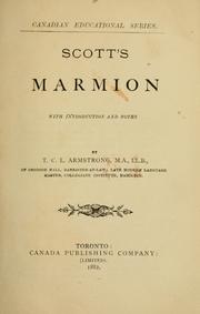 Cover of: Scott's marmion by Sir Walter Scott