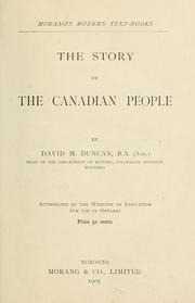 Cover of: The story of the Canadian people