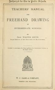 Cover of: Teacher's manual for freehand drawing in intermediate schools