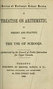 Cover of: A Treatise on arithmetic in theory and practice by 