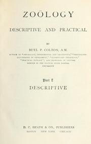 Cover of: Zoology, descriptive and practical