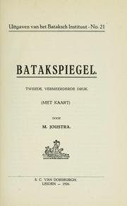 Cover of: Batakspiegel