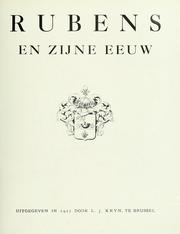 Cover of: Rubens en zijne eeuw by 