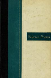 Cover of: Selected poems. by Mark Van Doren