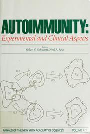 Cover of: Autoimmunity by edited by Robert S. Schwartz and Noel R. Rose.