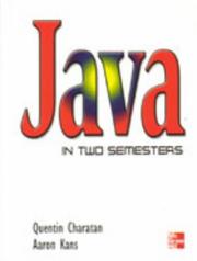 Java in Two Semesters by Quentin Charatan, Aaron Kans