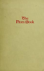 Cover of: The horn book by G. Legman