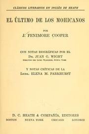Cover of: El último de los Mohicanos by James Fenimore Cooper