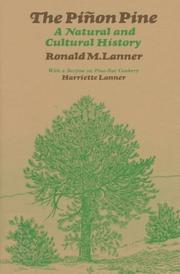 The piñon pine by Ronald M. Lanner