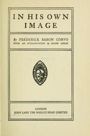 Cover of: In his own image