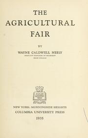 The agricultural fair by Wayne Caldwell Neely