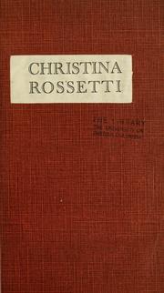 Cover of: Christina Rossetti. by Christina Georgina Rosetti