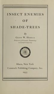 Cover of: Insect enemies of shade-trees