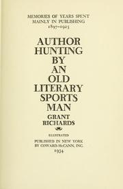 Cover of: Author hunting