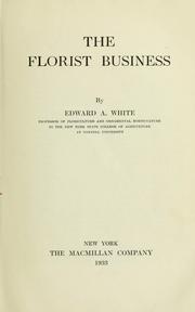 Cover of: The florist business