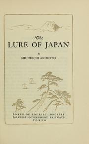 Cover of: The lure of Japan