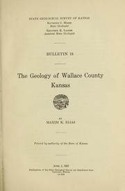 Cover of: The geology of Wallace County, Kansas