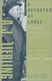 Cover of: A Reporter at Large: Dateline  by A. J. Liebling