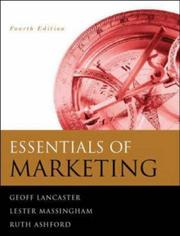 Cover of: Essentials of Marketing by Geoffrey A. Lancaster, Lester Massingham
